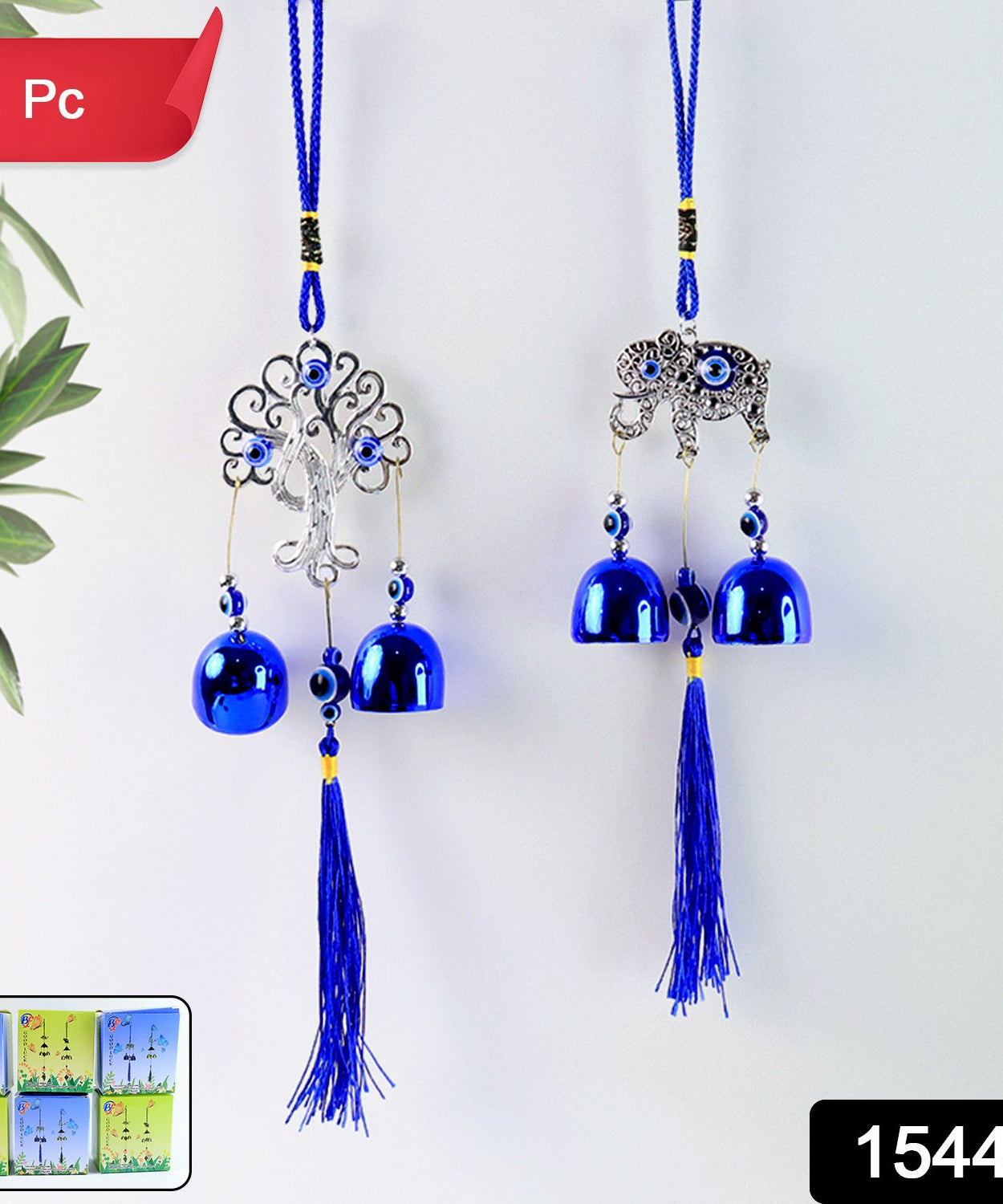 Metal Evil Eye Wind Chime Bells (Mix Design / 1 Pc)