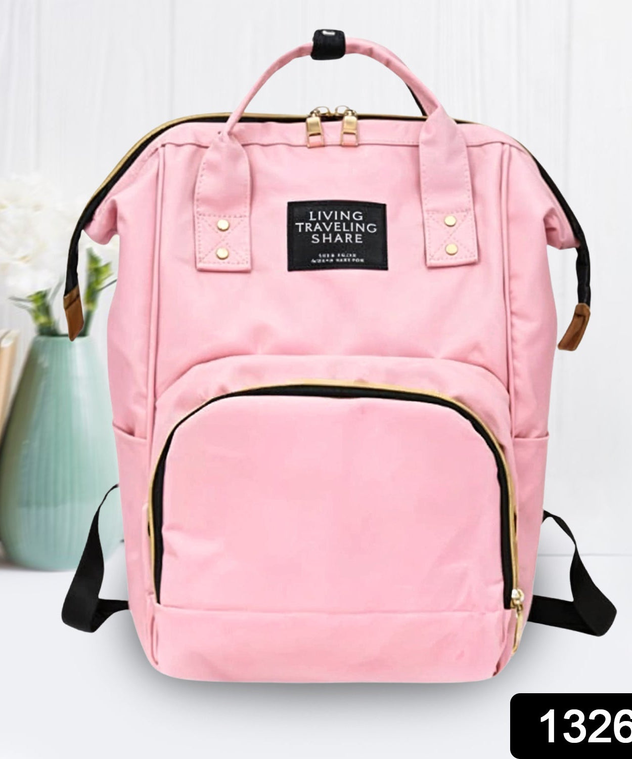 Multipurpose Large Capacity Mom's Backpack Diaper Bag (1 Pc)