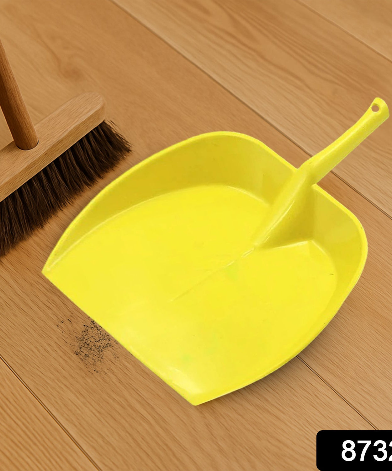 Dustpan with Long Handle, Dust Collection Dust Pan Tray for Kitchen, Home, Office, Bathroom Etc, Supdi (1 Pc / Multicolor )