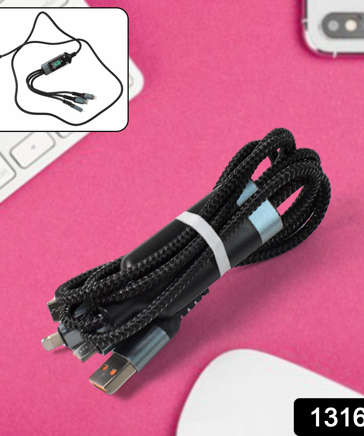 3-in-1 Super Fast Charging Cable 100w