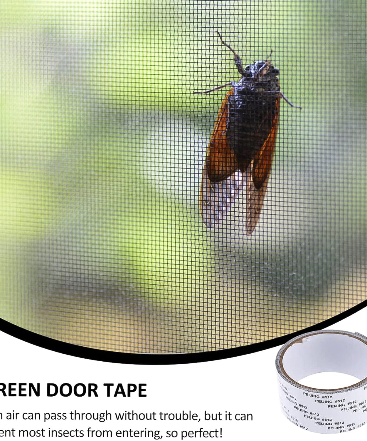 Self-Adhesive Mosquito Net Repair Tape – 2M x 5CM Roll – 1 Pc