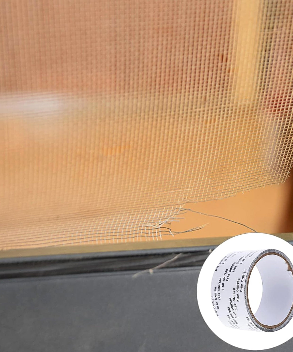 Self-Adhesive Mosquito Net Repair Tape – 2M x 5CM Roll – 1 Pc