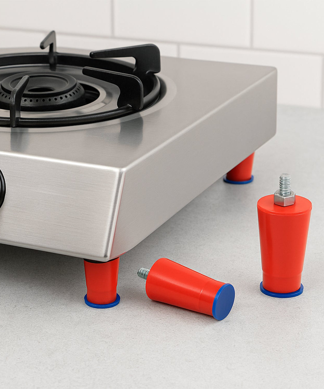 Heavy-Duty Universal Stove Legs for Gas Stove (4 Pc Set)