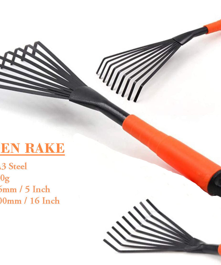 Garden excavator tool for debris and soil