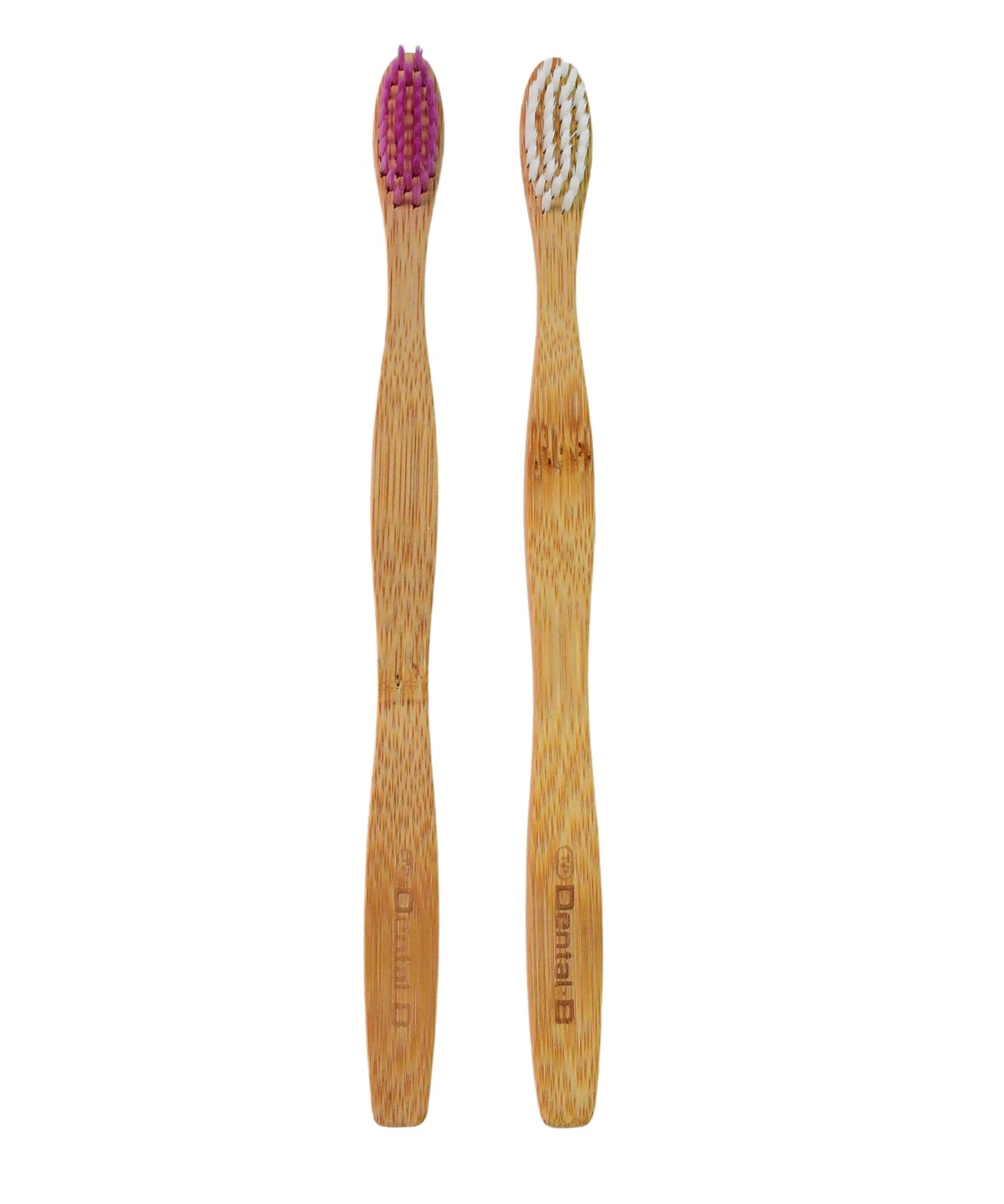 Eco-Friendly Natural Bamboo Toothbrush with Medium Bristles (2 Pc)