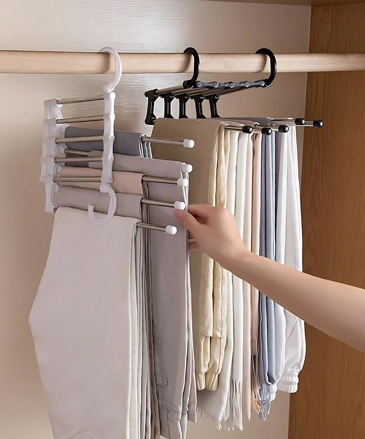 Adjustable Big Trouser Pants Hanger Organizer