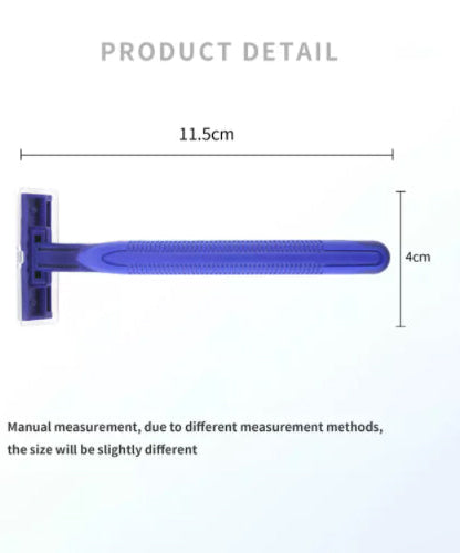 Practical body hair removal razors for men, 5 pcs.