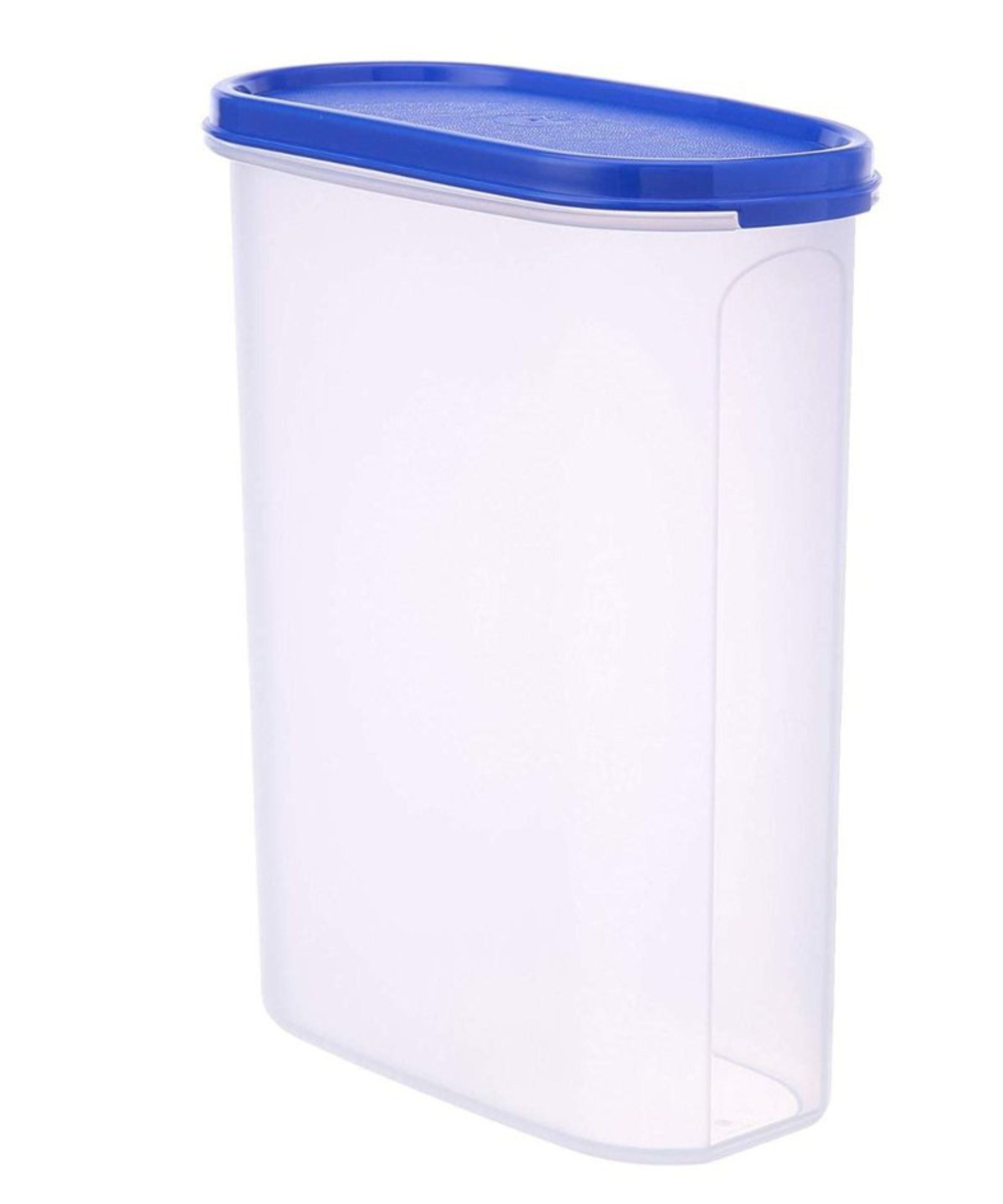 Modular food storage container, 2000 ml capacity with airtight seal.