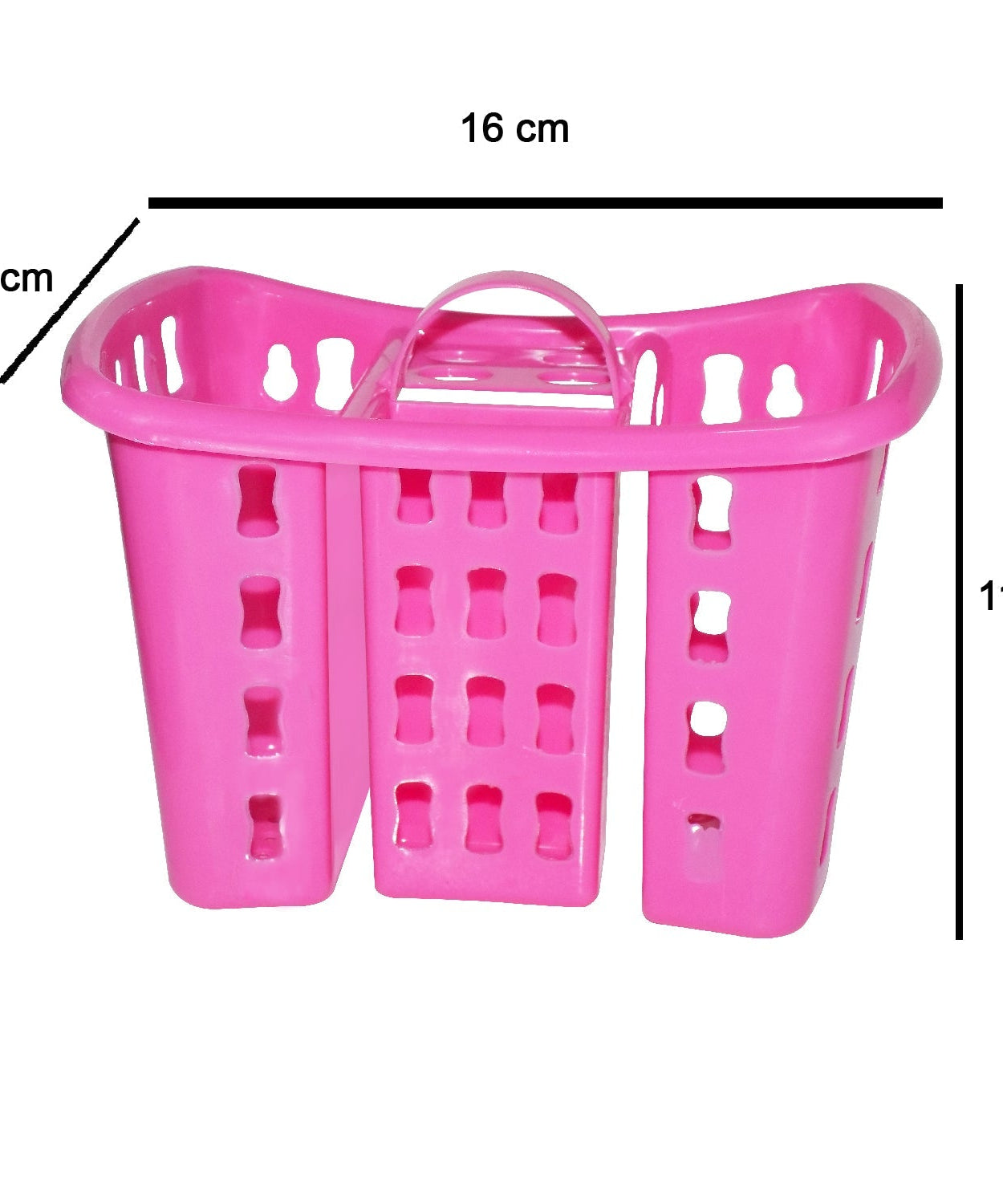 Space-saving toothbrush holder with slots for accessories