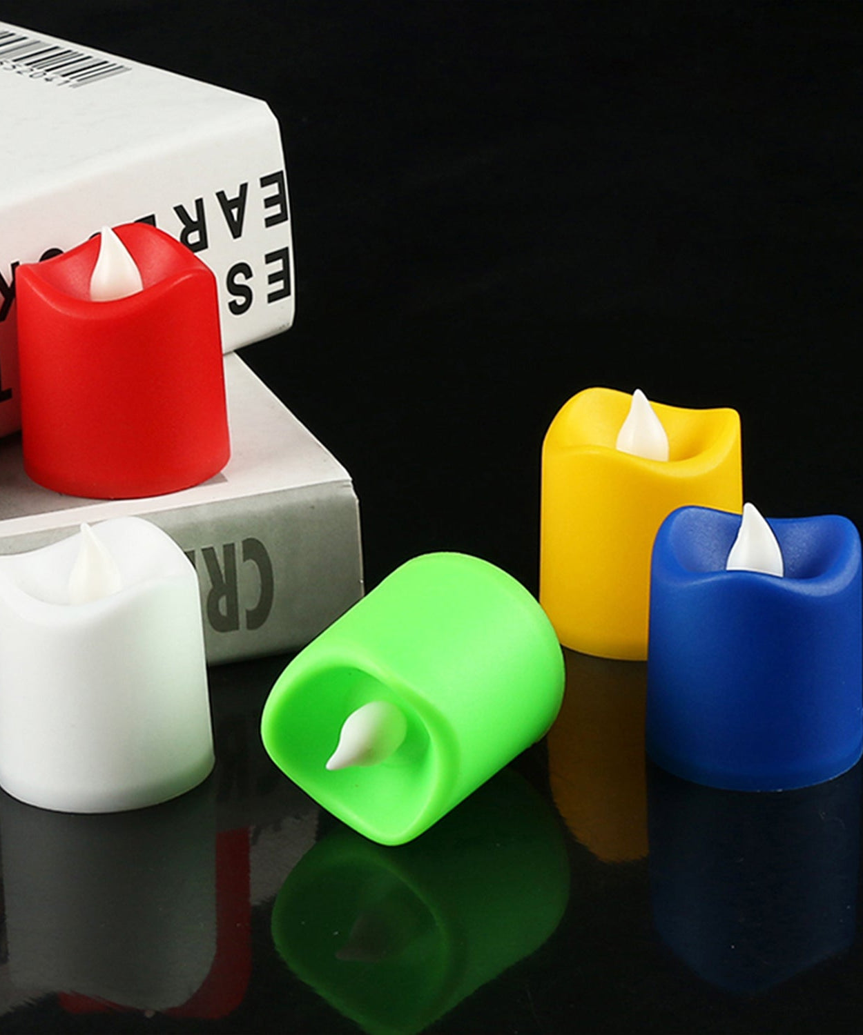 Tealight candles with LED lights