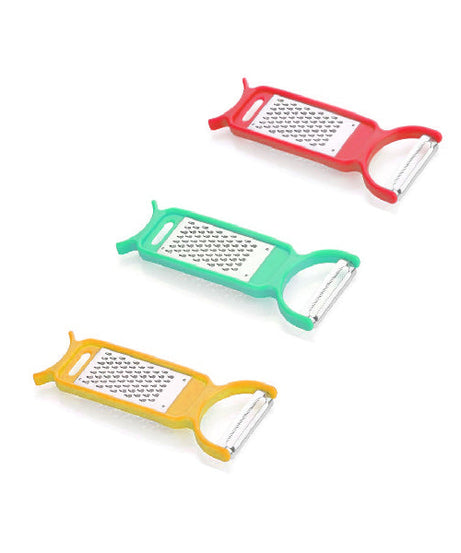Vegetable cutter with grater and peeler functionality