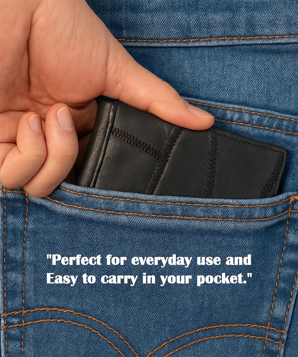 Premium Genuine Bi-Fold Wallet (1 Pc)