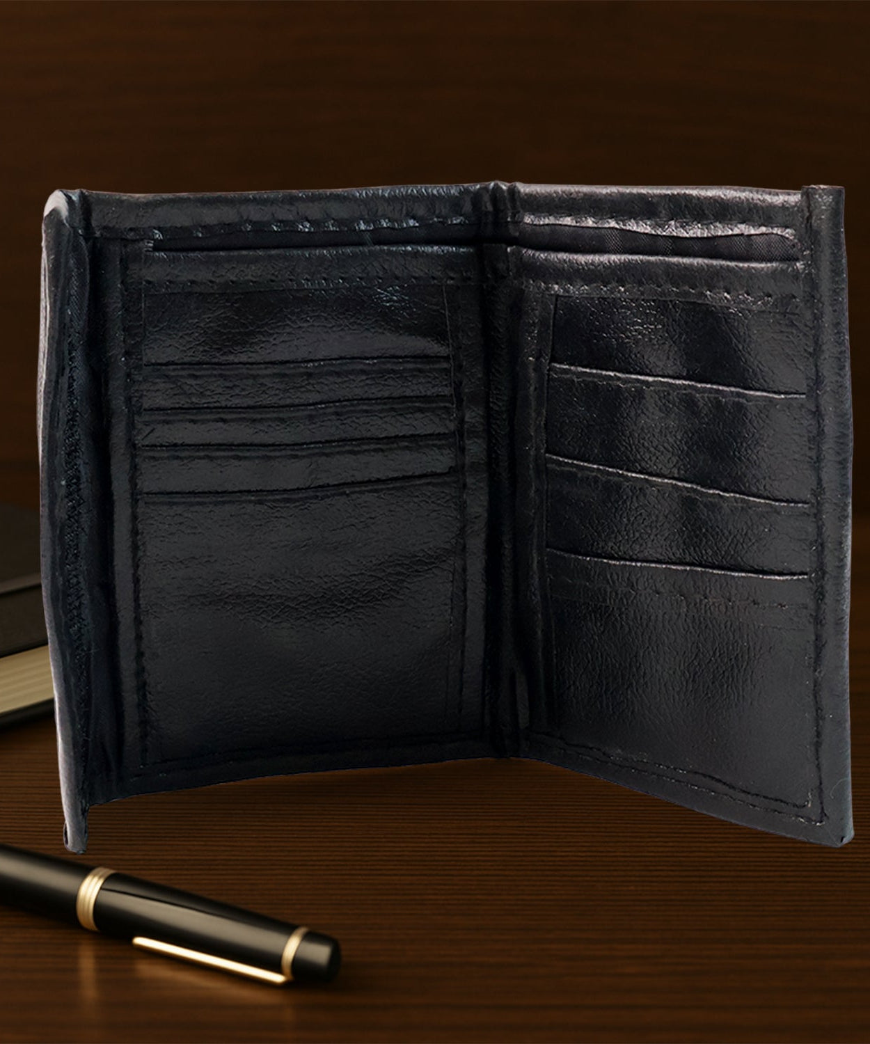 Premium Genuine Bi-Fold Wallet (1 Pc)