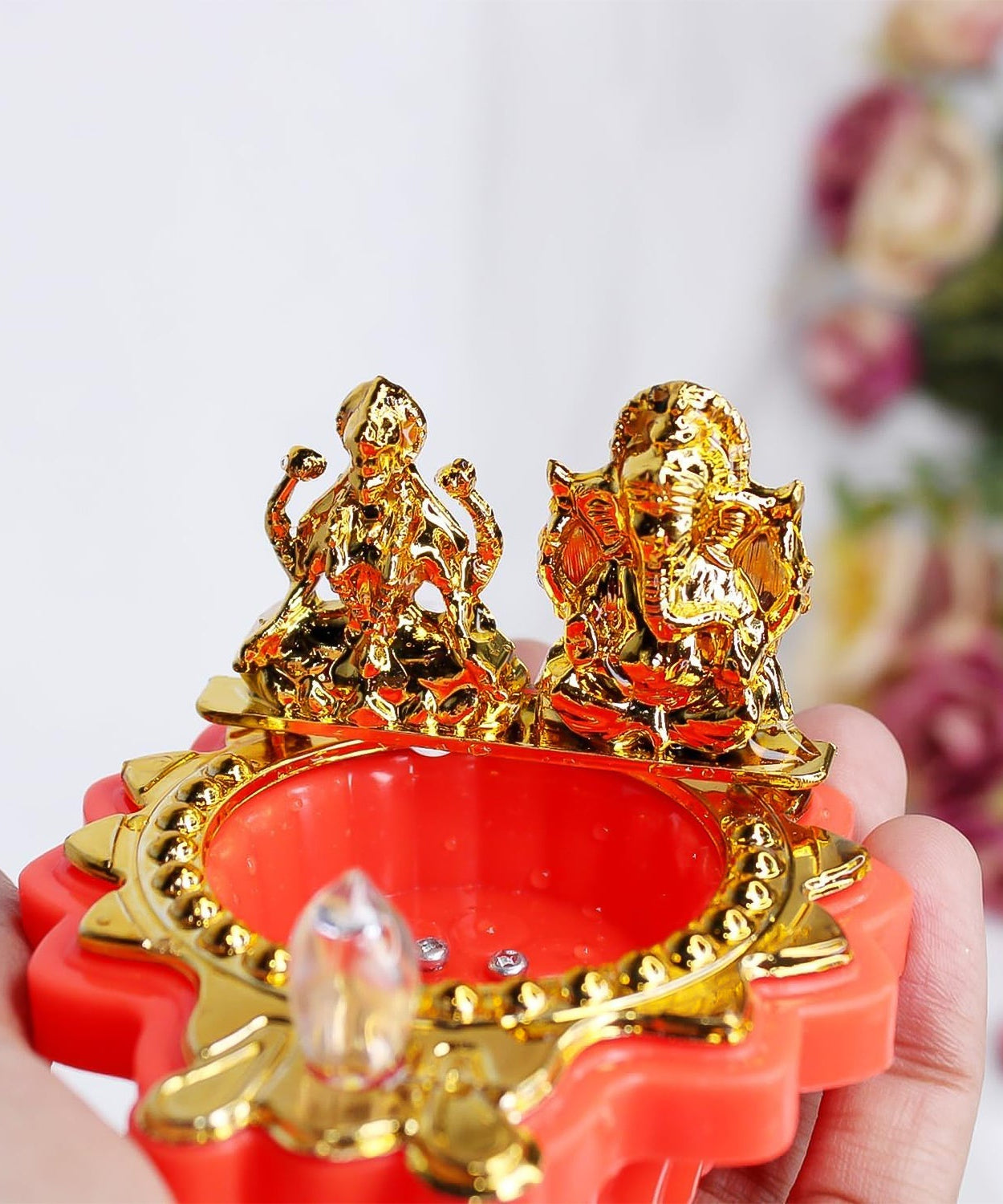 LED Light Lakshmi Ganesh Pooja Deepak