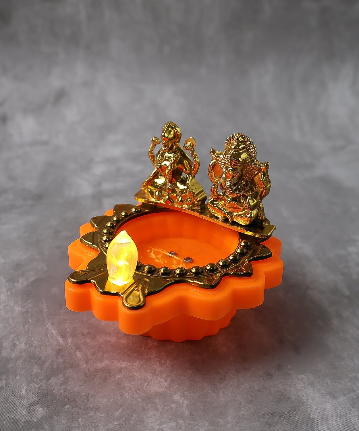 Decorative Lakshmi Ganesh LED Diya
