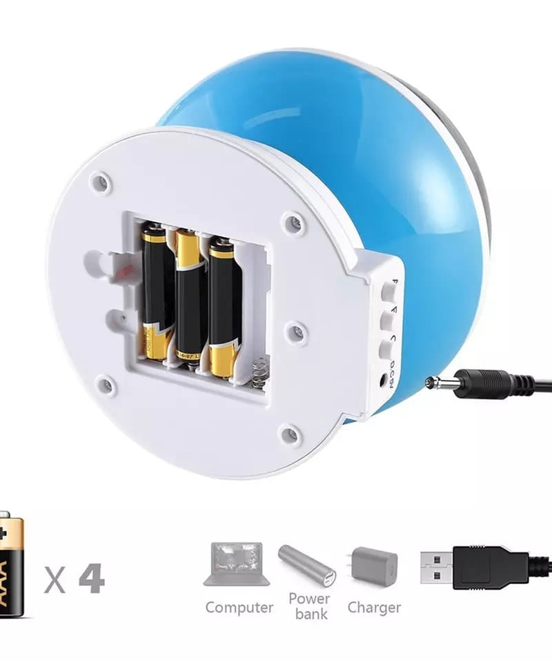 Night lamp projecting stars with rotating effect