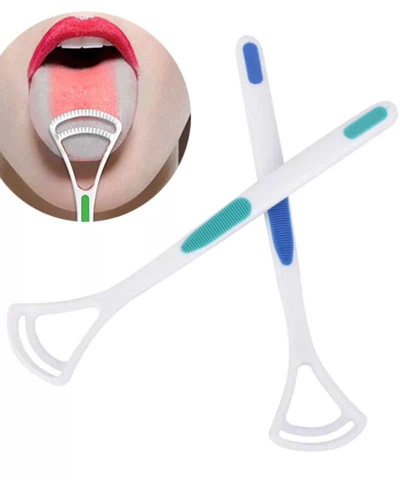 New Hot Away Hand Scraper Fashion Tongue Cleaner Brush with Silica Handle