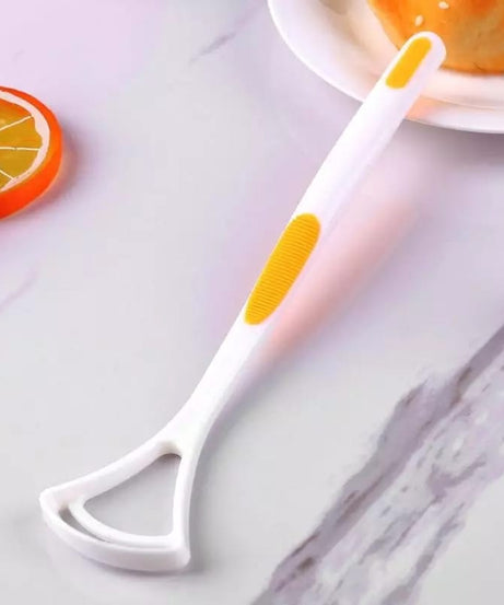 New Hot Away Hand Scraper Fashion Tongue Cleaner Brush with Silica Handle