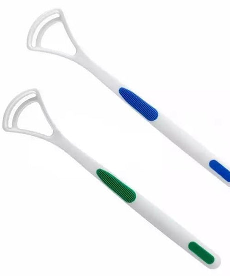 New Hot Away Hand Scraper Fashion Tongue Cleaner Brush with Silica Handle