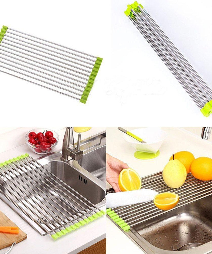 Foldable kitchen sink rack