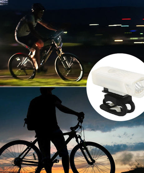 Super bright front light for bicycles