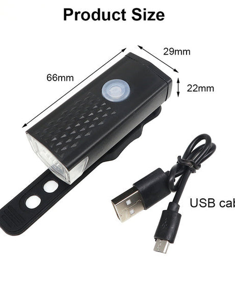 USB bike light set with high brightness