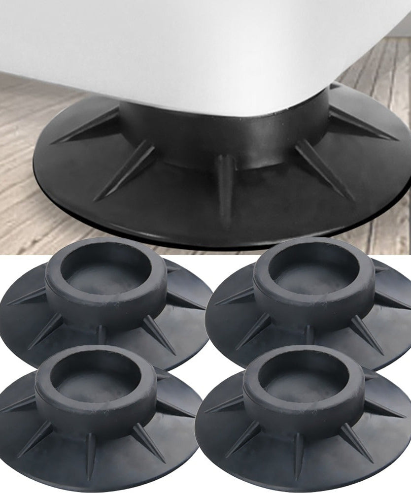 Side view of 4 Pc Furniture Vibration Pad showing thickness and flexibility