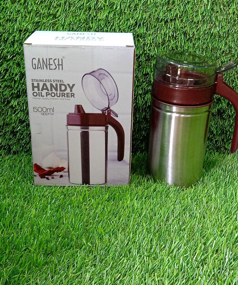 500ml stainless steel oil dispenser with nozzle