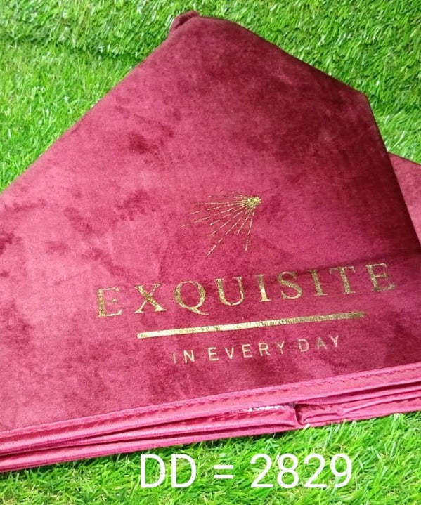 Elegant velvet fabric for dressmaking in solid color