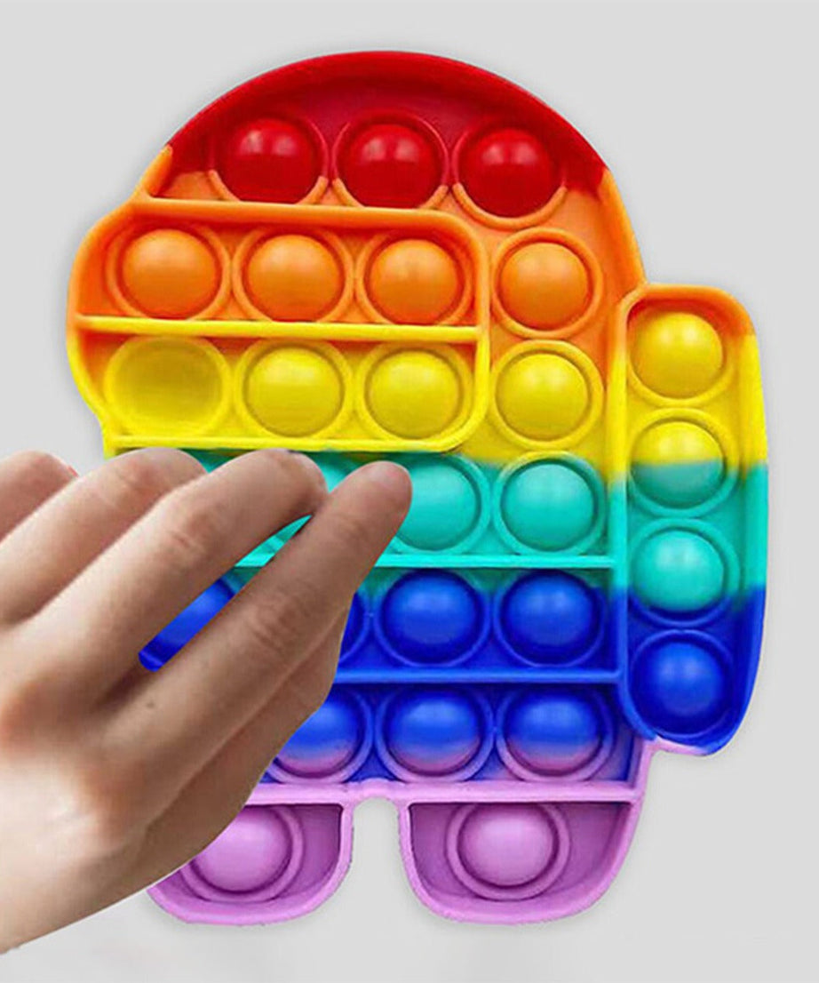 Colorful Among Us fidget toy for play and relaxation