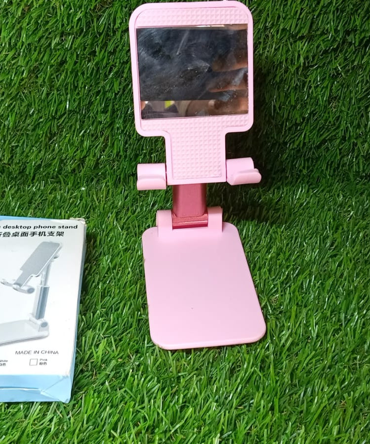 Full adjustable phone holder with mirror