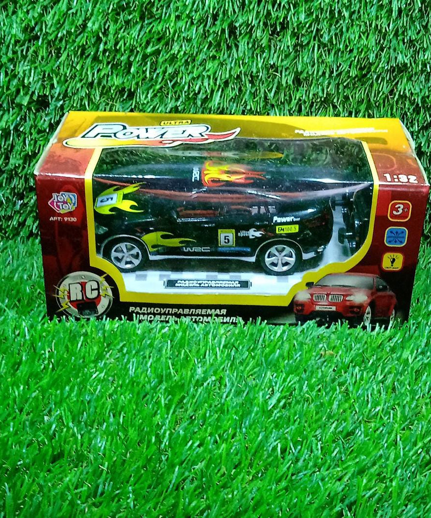 Remote control car with detailed design.