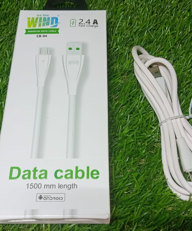 High-quality charging cable for Android and compatible devices.