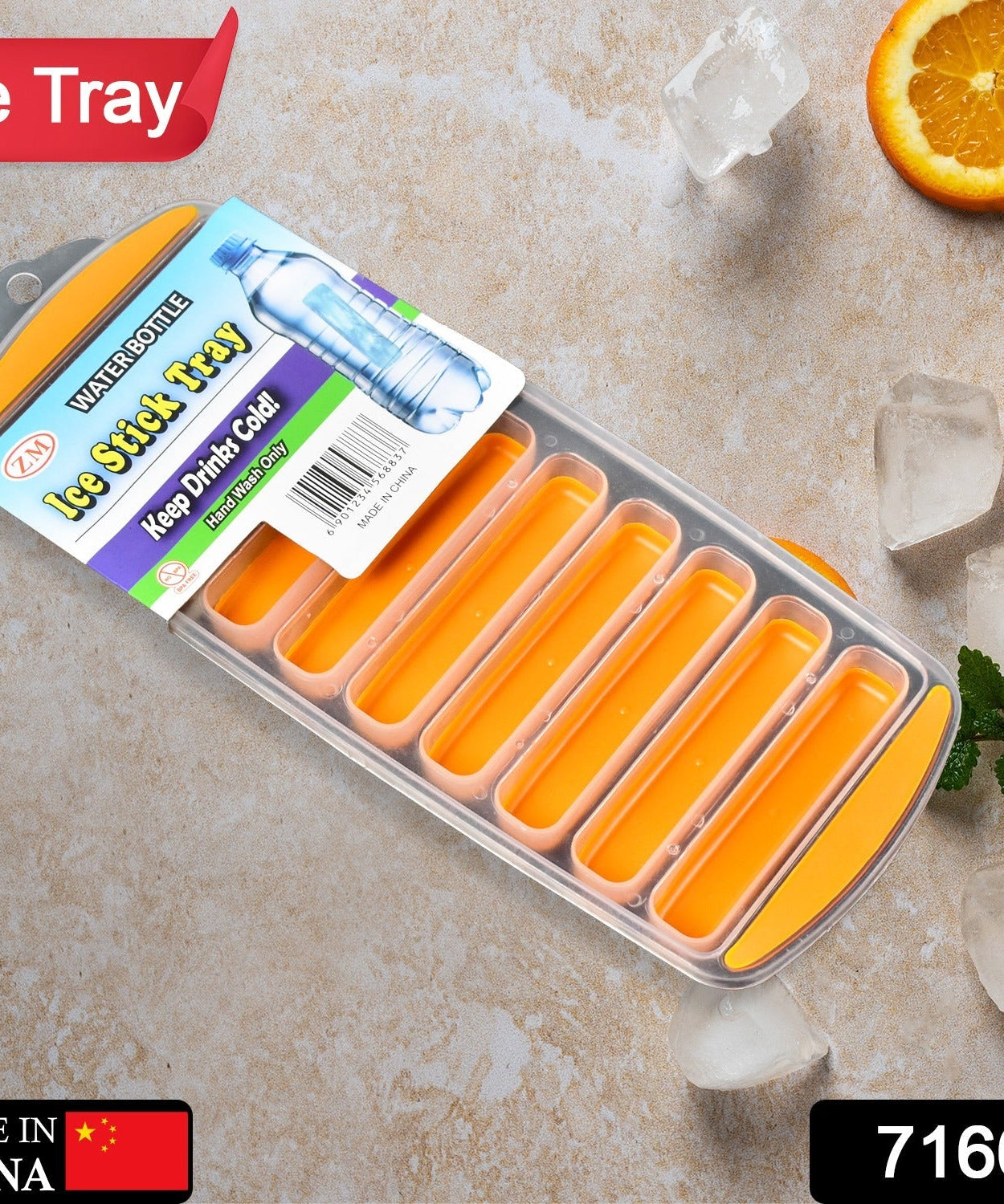 Colorful ice stick trays