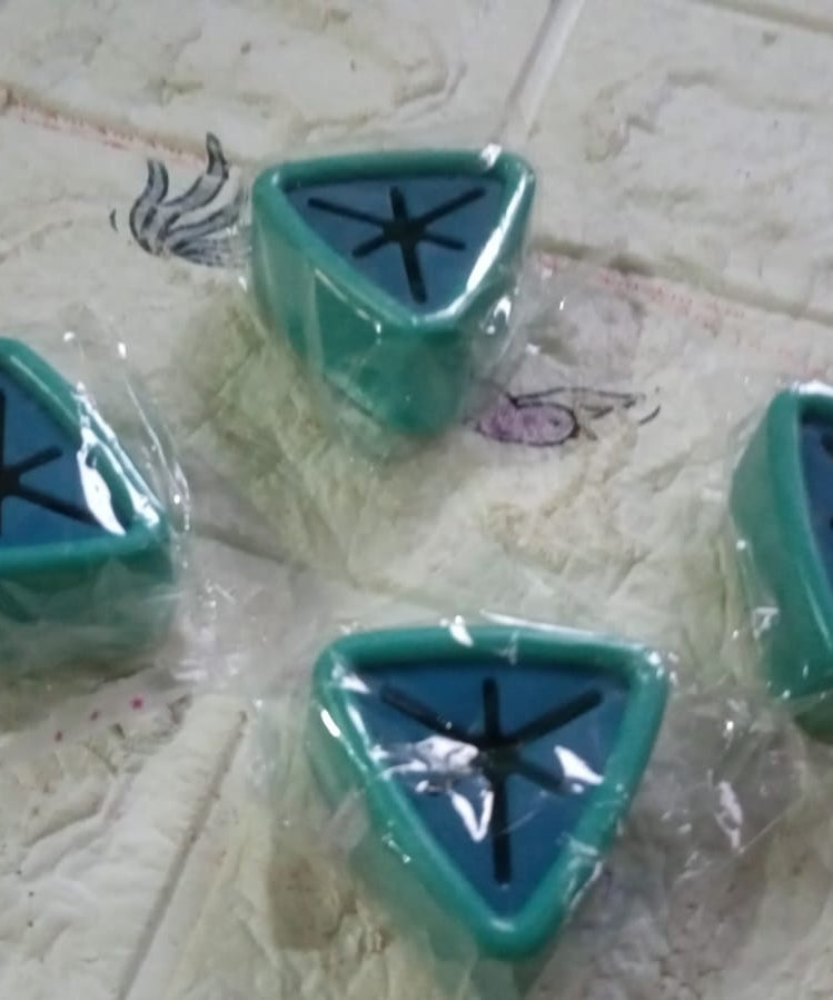 Four towel holders for practical bathroom storage