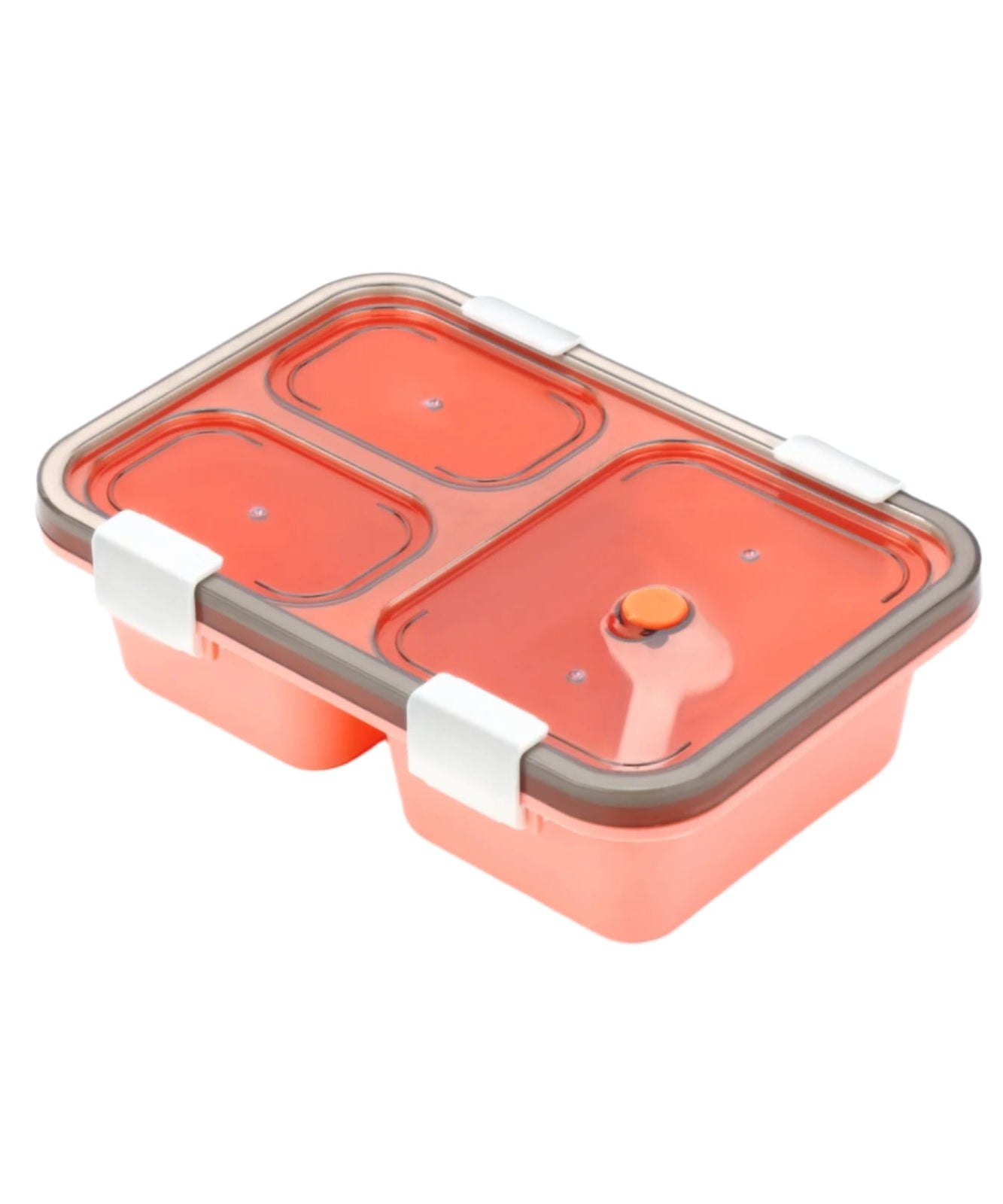 Plastic Lunch Box for Kids, Lunch Box for Kids 3 Compartment Insulated Lunch Box Tiffin Box for Boys, Girls, School & Office Men (3 Compartment Lunch Box)