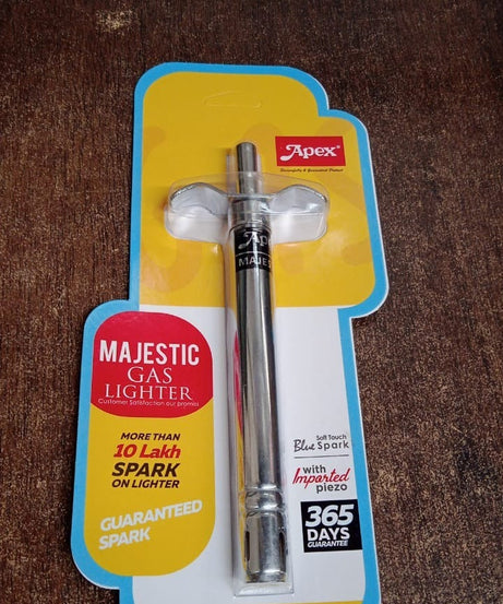 Apex Majestic Stainless Steel Gas Lighter