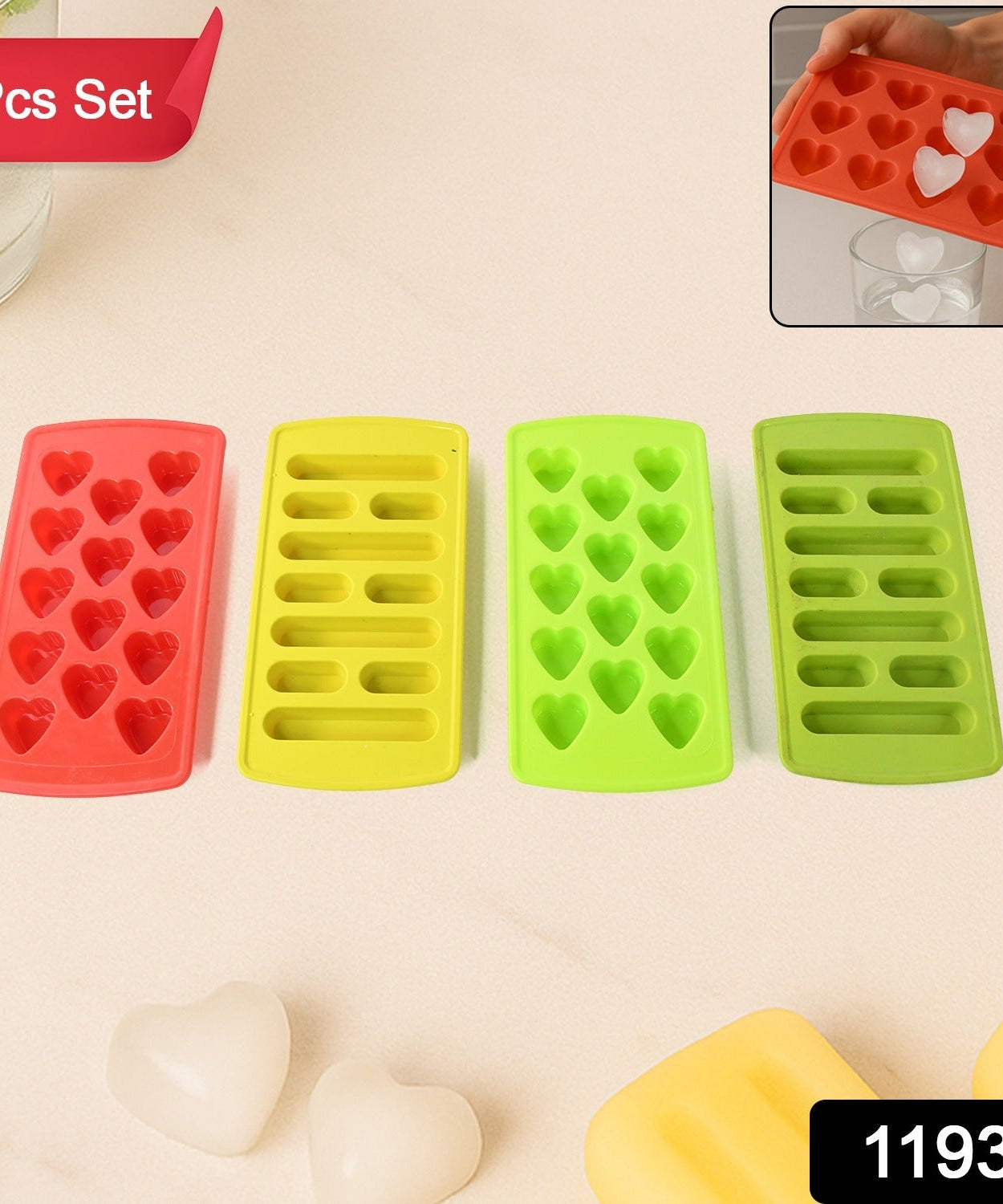 Quick Freeze Plastic Ice Trays