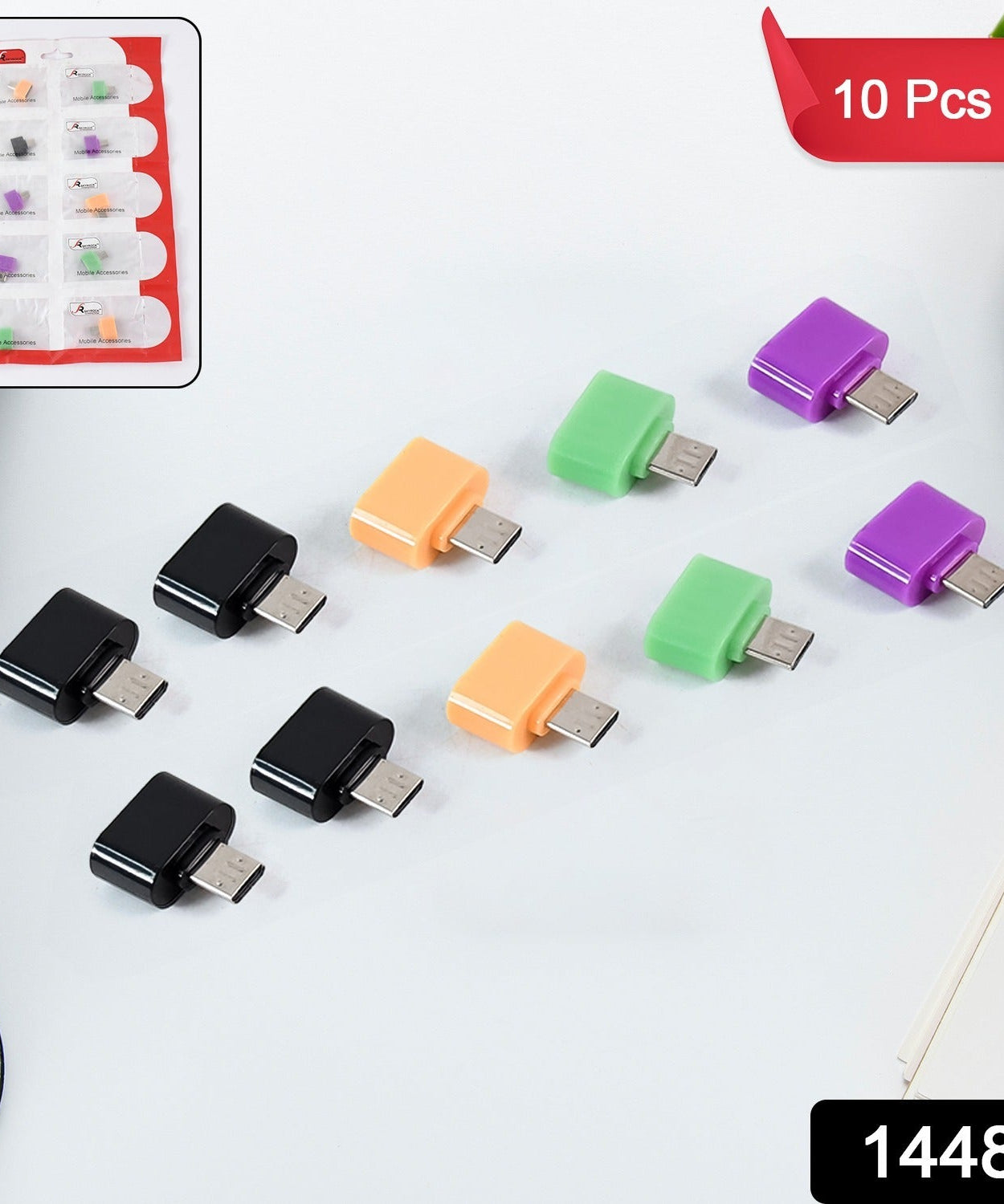 Micro USB OTG Adapter Converter (10 Pcs Set)