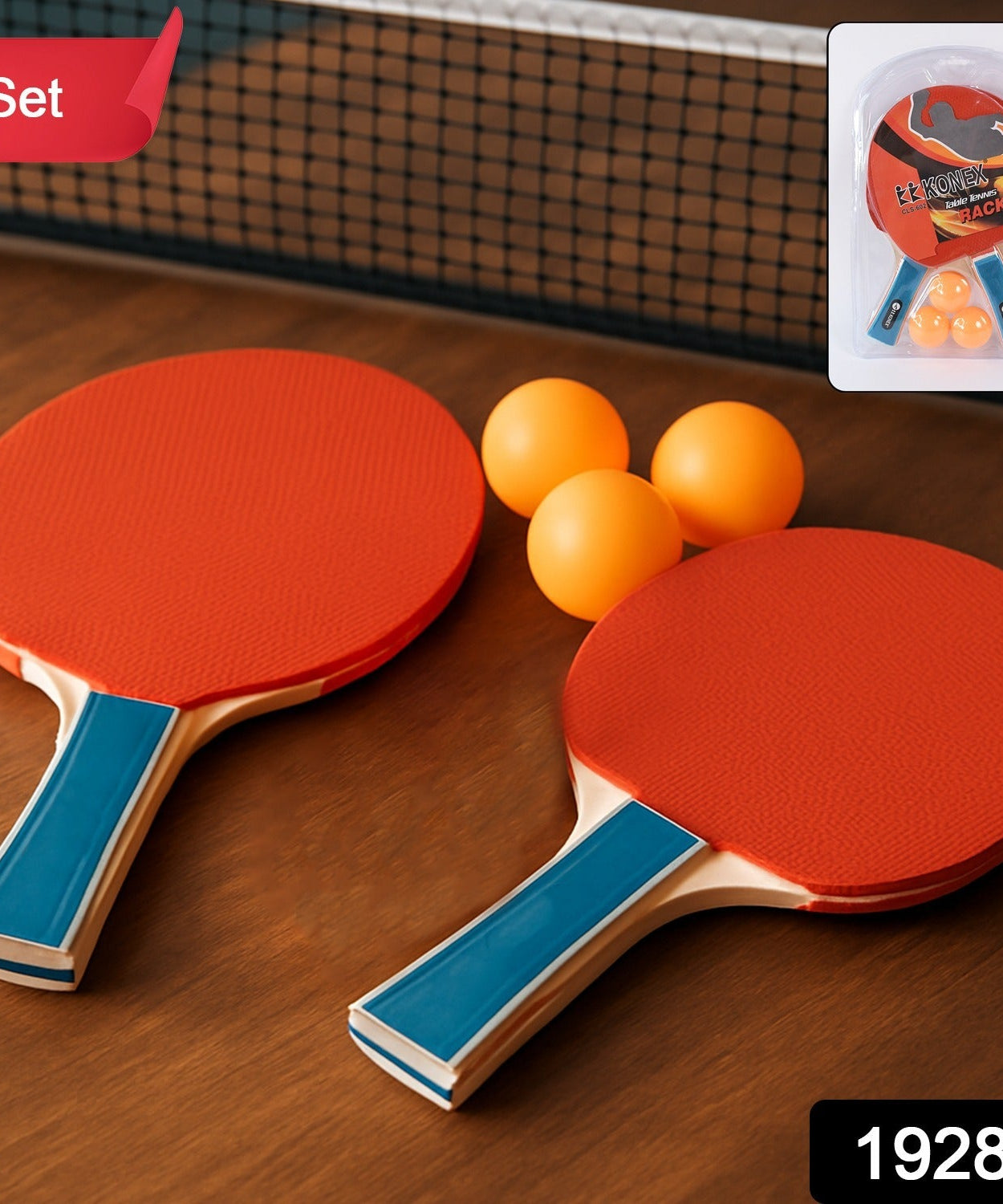 Knx Professional Table Tennis Racket (1 Set)