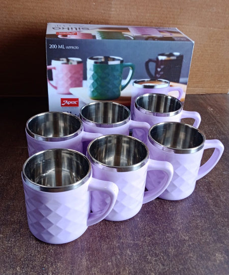 Apex Silika Approx 200 ml Tea Cup (6 Pc)