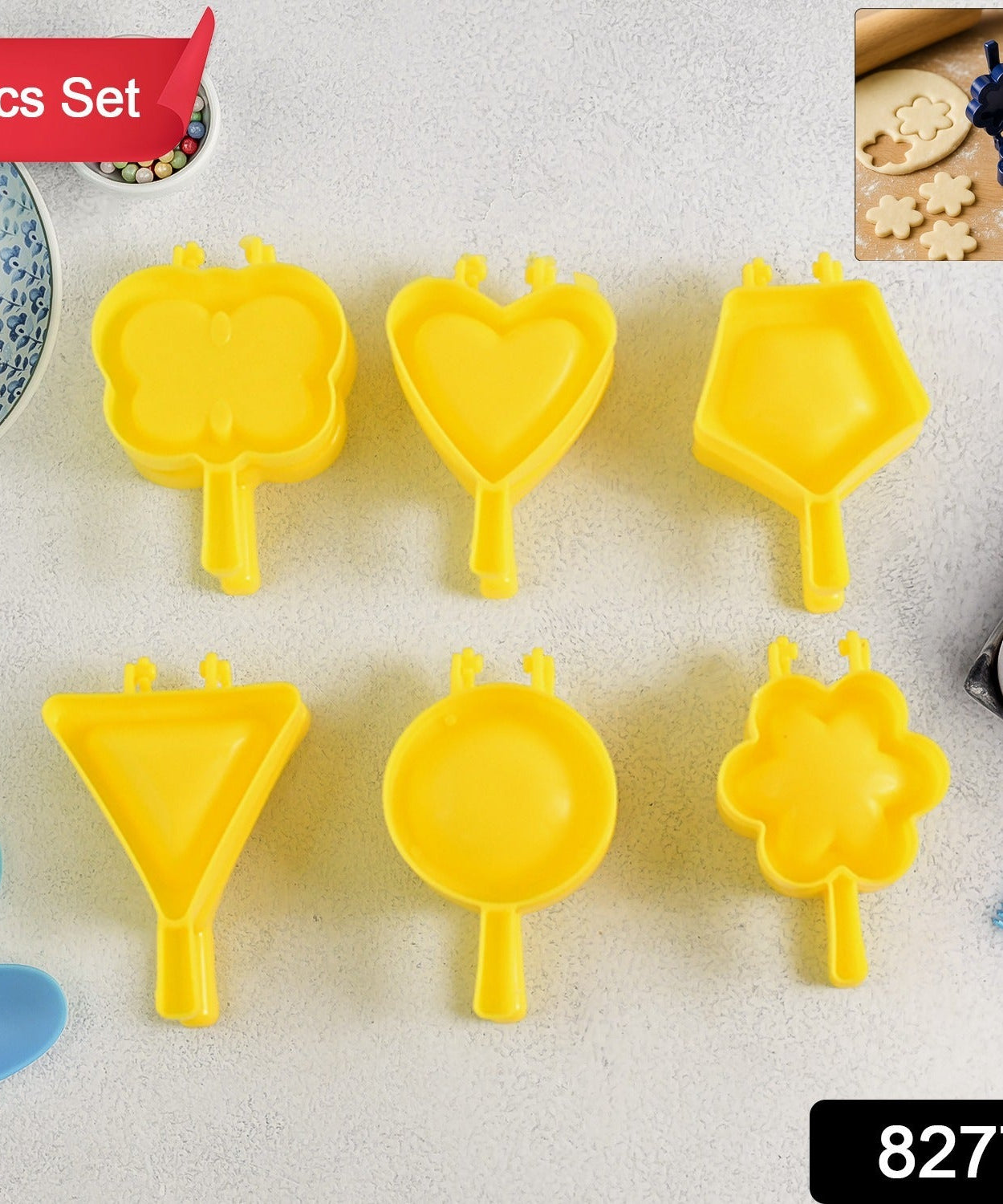 Plastic Cookie and Fondant Cutter Set 