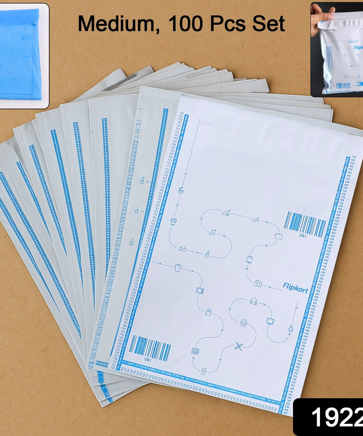 Medium Size Flipkart Branded Secure Packaging Bag