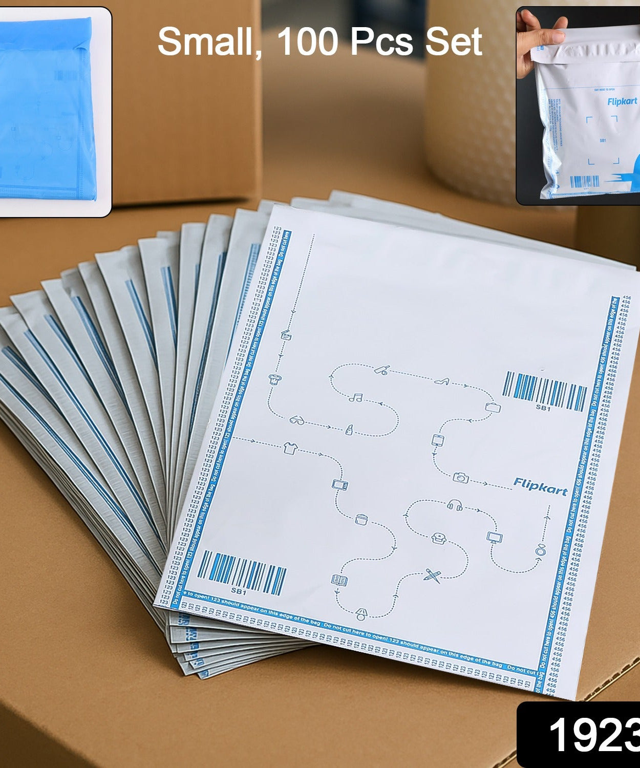 Small Size Flipkart Branded Secure Courier Poly Bags