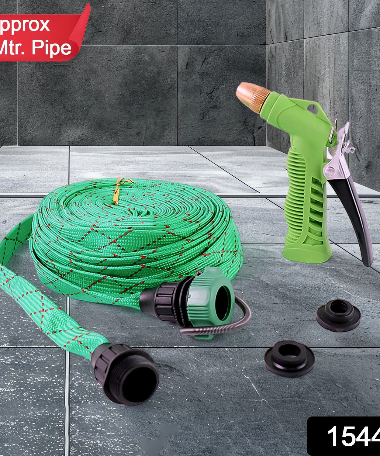 Heavy-Duty 10M Flexible Water Pipe with Jet Spray Gun