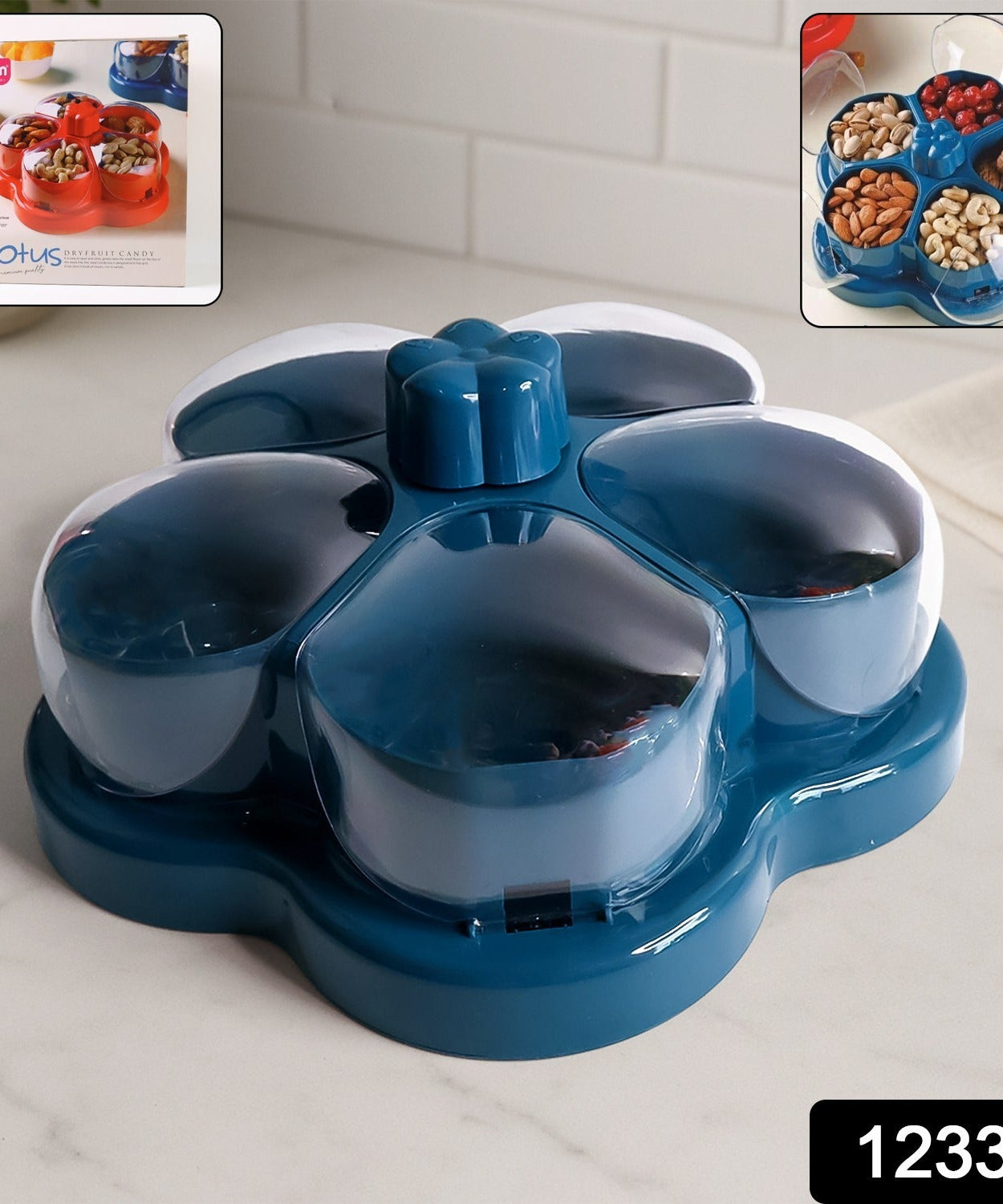 Lotus Design Snack Storage Box 