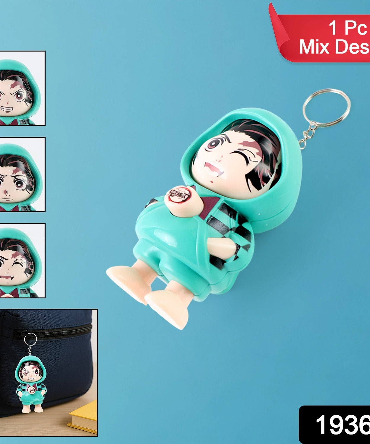 Mini Action Figure Keychain 