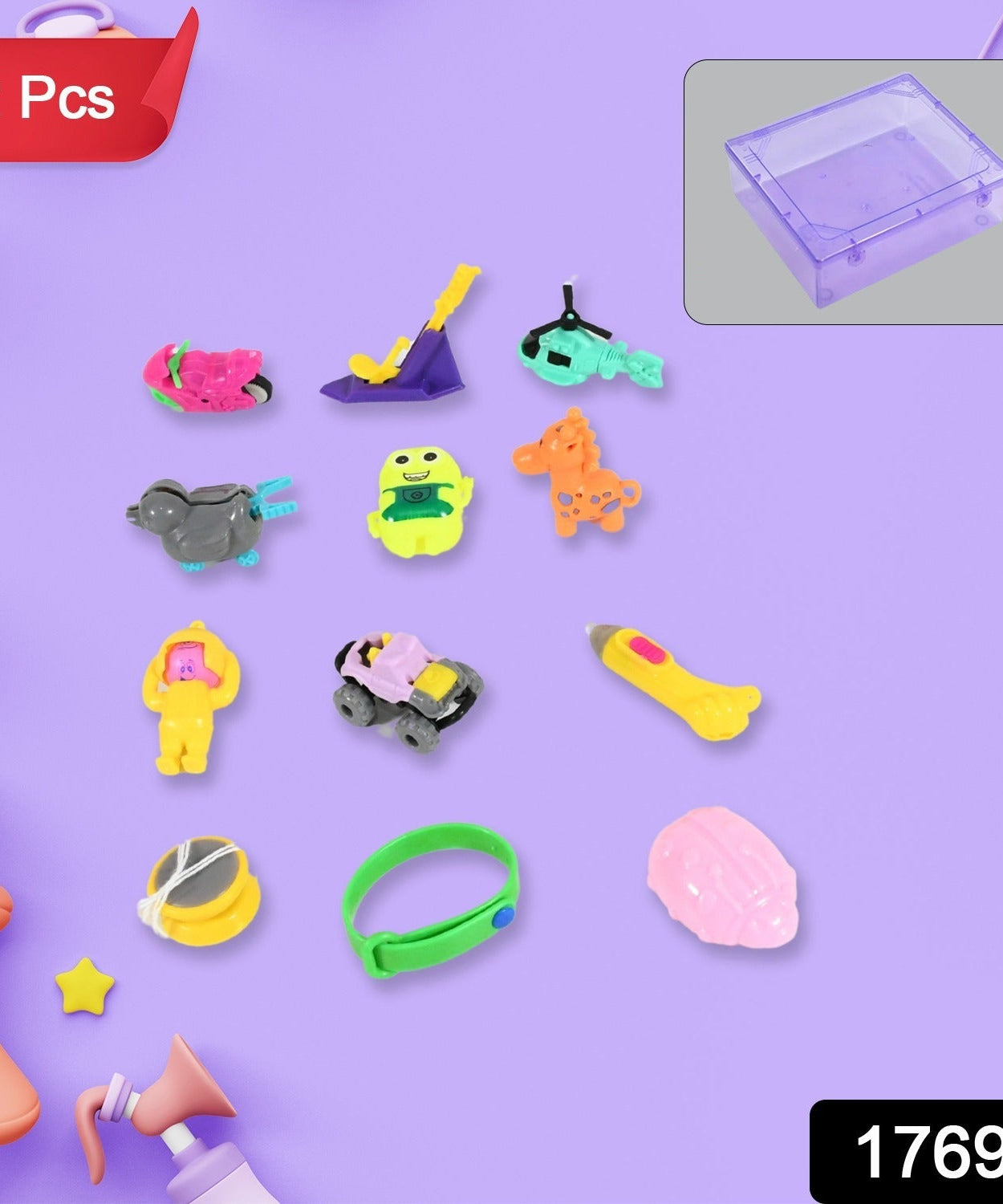 12 in 1 toy for kids, 10 different and small toys for kids to play with curiosity