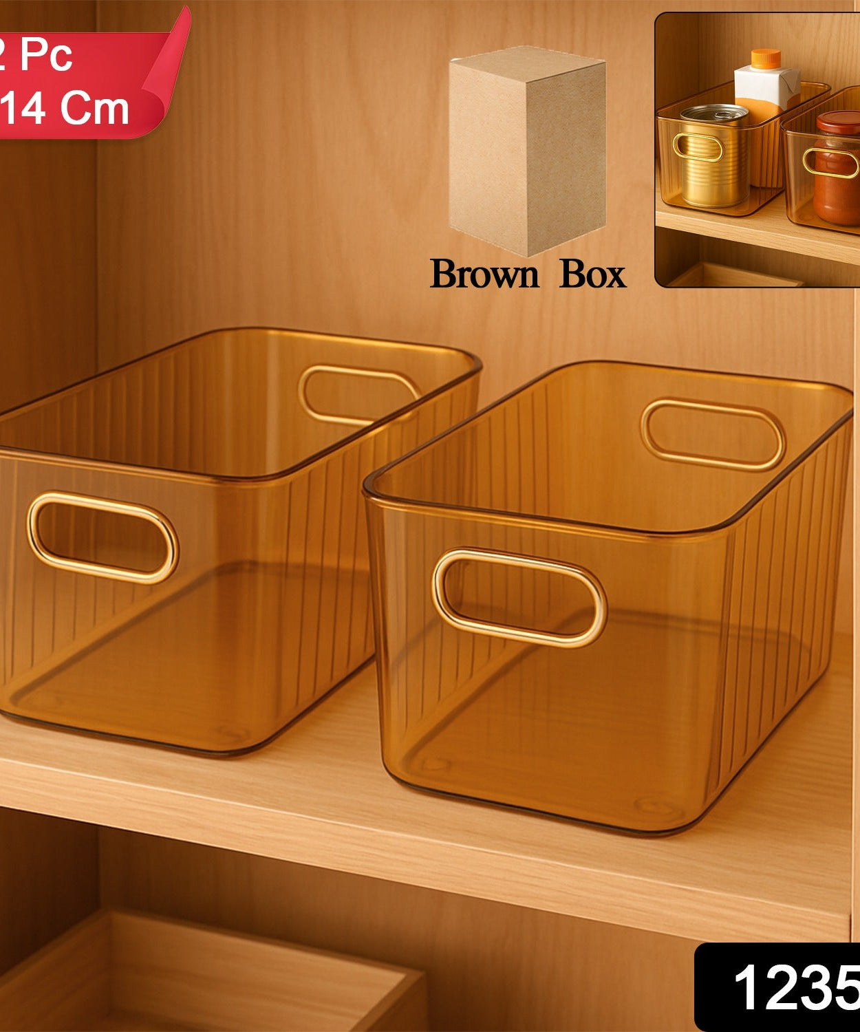 Transparent Organizer Basket