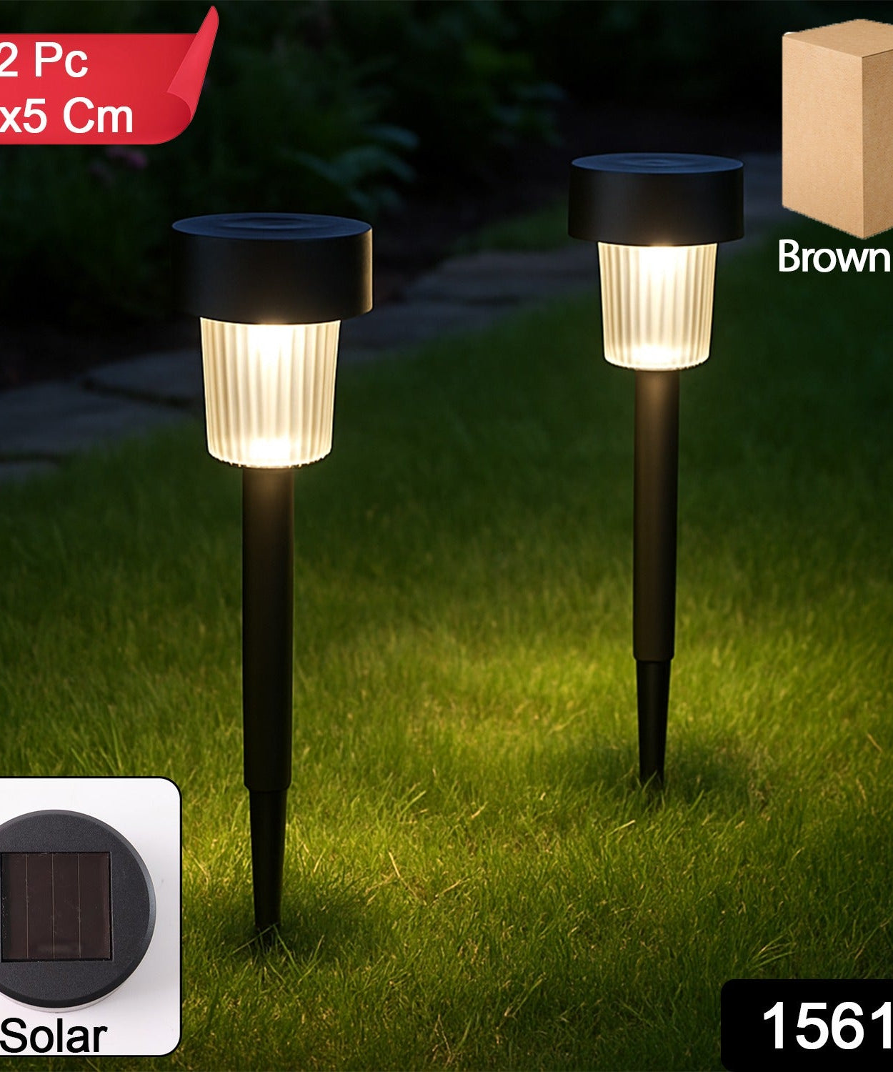 Outdoor Solar LED Spike Light Set